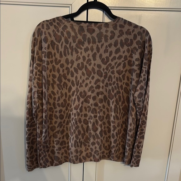 Zara Brown Leopard Print Women's Top NWT - Picture 5 of 5